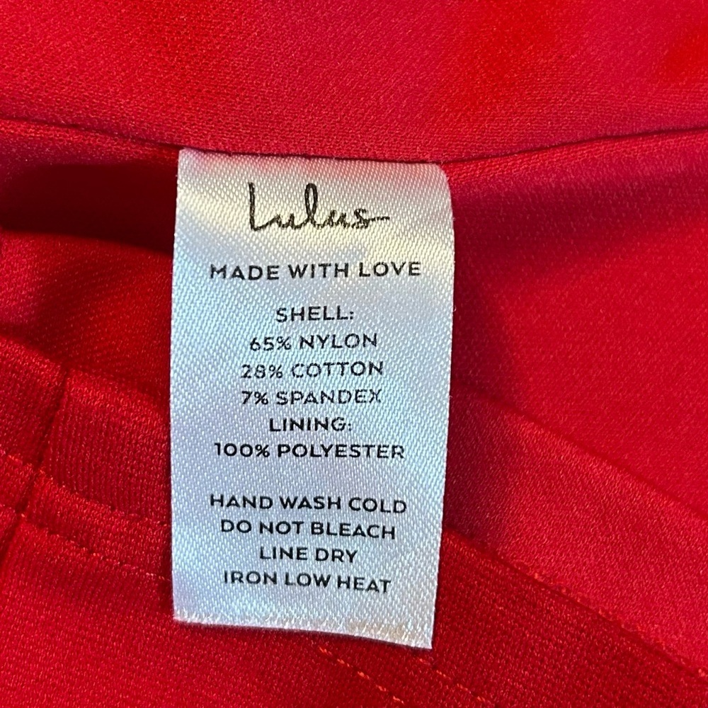 Lulu's Red Mini Dress - Picture 9 of 12